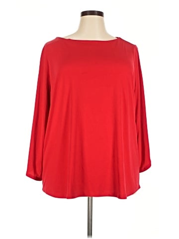 Susan Graver 3/4 Sleeve Top (view 1)