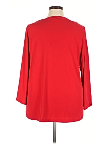 Susan Graver 3/4 Sleeve Top (view 2)