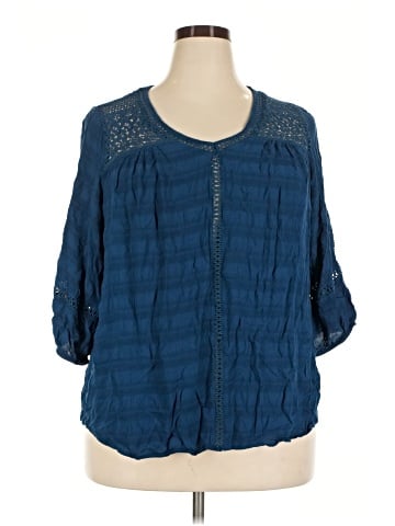 New Directions 3/4 Sleeve Blouse (view 1)