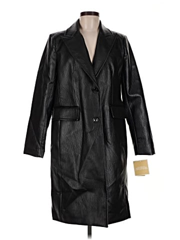 MICHAEL Michael Kors Faux Leather Jacket (view 1)