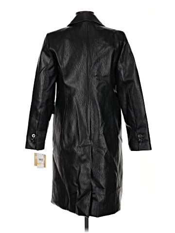 MICHAEL Michael Kors Faux Leather Jacket (view 2)