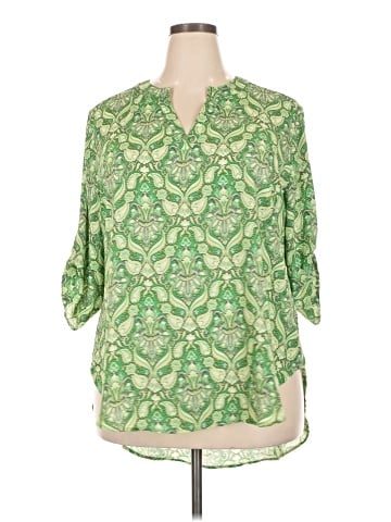 Cato 3/4 Sleeve Blouse (view 1)