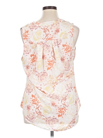 Rose + Olive Sleeveless Blouse (view 2)