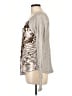 Express Metallic Silver Pullover Sweater Size L - photo 5