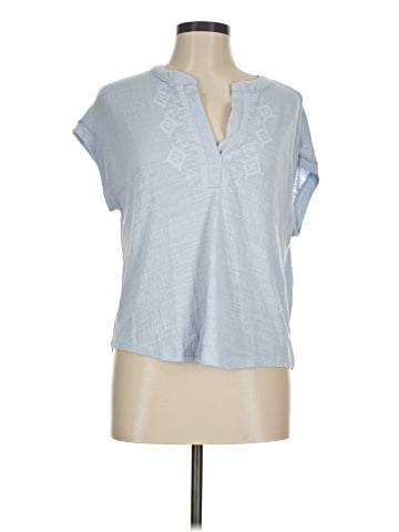 Cable & Gauge Short Sleeve Blouse (view 1)