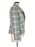 Talbots Plaid Gray Blue Blazer Size 10 - photo 4
