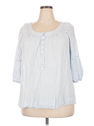 Faded Glory 3/4 Sleeve Blouse (view 1)