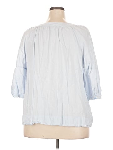Faded Glory 3/4 Sleeve Blouse (view 2)