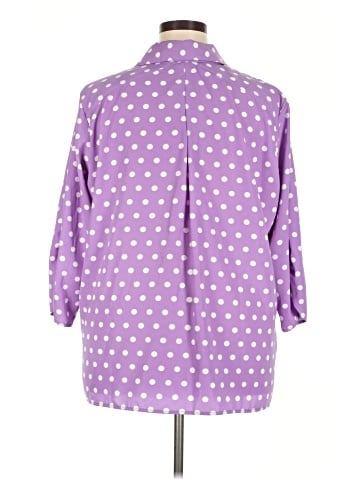 Susan Graver 3/4 Sleeve Blouse (view 2)