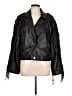 DKNY 100% Polyurethane Black Jacket Size L - photo 1