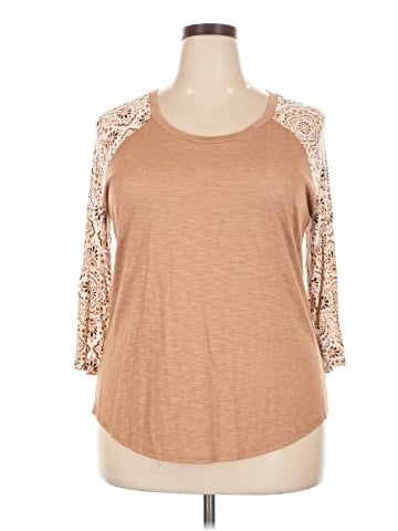 Maurices 3/4 Sleeve T-Shirt (view 1)