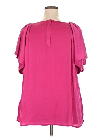 Ava & Viv Short Sleeve Blouse (view 2)