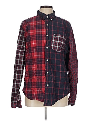 American Eagle Outfitters Long Sleeve Button-Down Shirt (view 1)