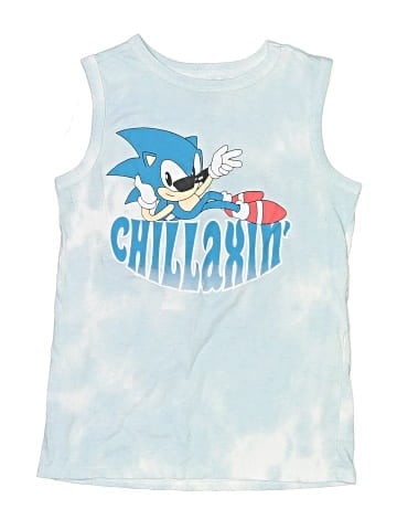 Sonic The Hedgehog Sleeveless T-Shirt (view 1)