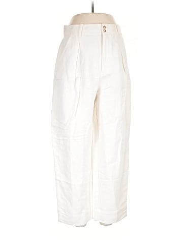 Madewell Linen-Blend Pleated Taper Wide-Leg Pants (view 1)