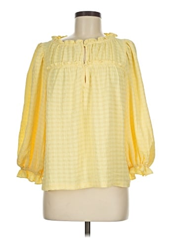 Max Studio 3/4 Sleeve Blouse (view 1)