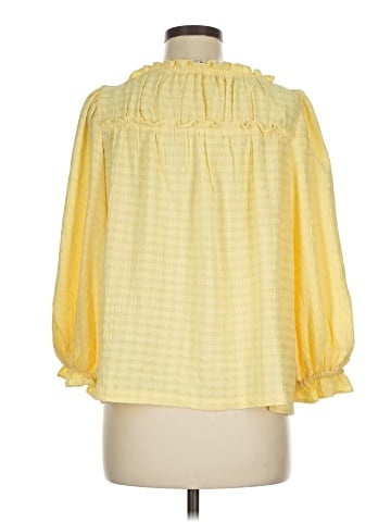 Max Studio 3/4 Sleeve Blouse (view 2)