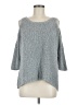 Express 100% Cotton Gray Pullover Sweater Size M - photo 1