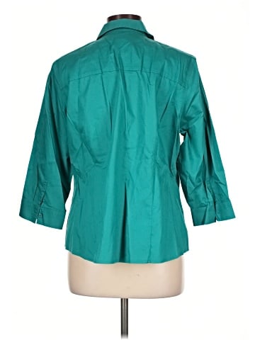 Chico's 3/4 Sleeve Button-Down Shirt (view 2)