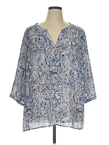 Lila Rose 3/4 Sleeve Blouse (view 1)