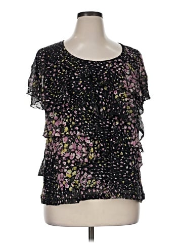 Apt. 9 Short Sleeve Blouse (view 1)