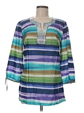 Style&Co 3/4 Sleeve Blouse (view 1)