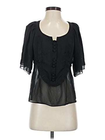 BCBGMAXAZRIA Short Sleeve Blouse (view 1)