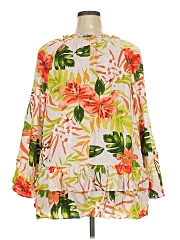 Style&Co 3/4 Sleeve Blouse (view 2)