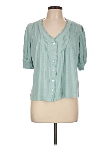 Lands' End Short Sleeve Blouse (view 1)