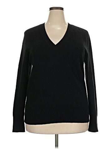 Universal Standard Cashmere Pullover Sweater (view 1)