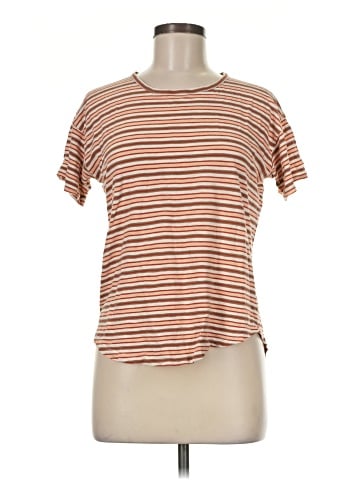 Madewell Whisper Cotton Crewneck Tee in Cordoba Stripe (view 1)