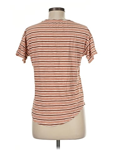 Madewell Whisper Cotton Crewneck Tee in Cordoba Stripe (view 2)