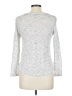 Paper Crane Floral Silver Pullover Sweater Size L - photo 2
