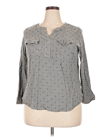 Cj Banks 3/4 Sleeve Blouse (view 1)