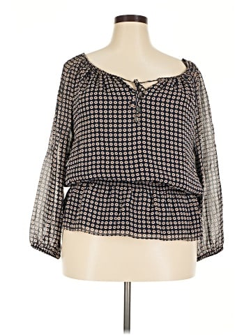 MICHAEL Michael Kors 3/4 Sleeve Silk Top (view 1)