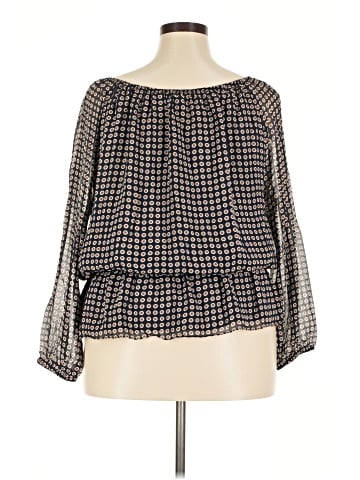 MICHAEL Michael Kors 3/4 Sleeve Silk Top (view 2)