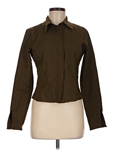 Zara Long Sleeve Button-Down Shirt (view 1)