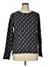 Anne Klein Print Blue Pullover Sweater Size XL - photo 1