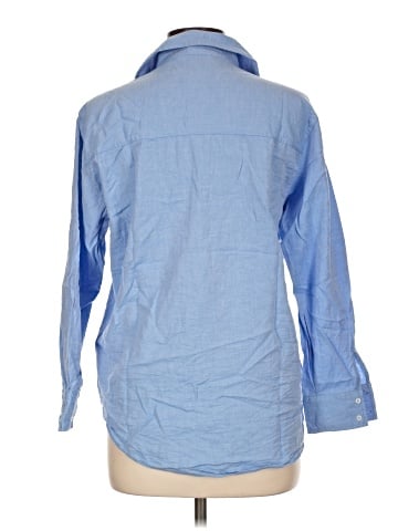 Zara 3/4 Sleeve Button-Down Shirt (view 2)