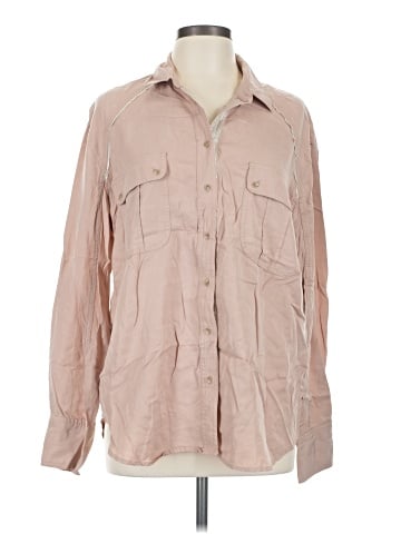 Free People Long Sleeve Button-Down Shirt (view 1)
