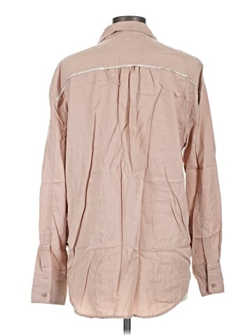 Free People Long Sleeve Button-Down Shirt (view 2)