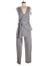 Coast 100% Polyester Solid Gray Jumpsuit Size 6 - photo 1