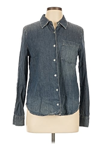 Adriano Goldschmied Long Sleeve Button-Down Shirt (view 1)