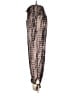 Onzie 100% Polyester Plaid Brown Casual Pants Size M - photo 5