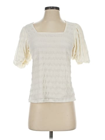Skies Are Blue Short Sleeve Top (view 1)