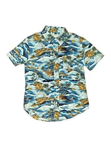 Crewcuts Outlet Short Sleeve Button-Down Shirt (view 1)