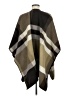 Woolrich 100% Polyester Plaid Brown Wrap One size - photo 2