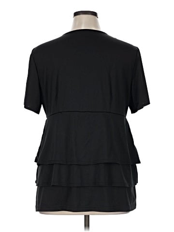Cj Banks Short Sleeve Blouse (view 2)
