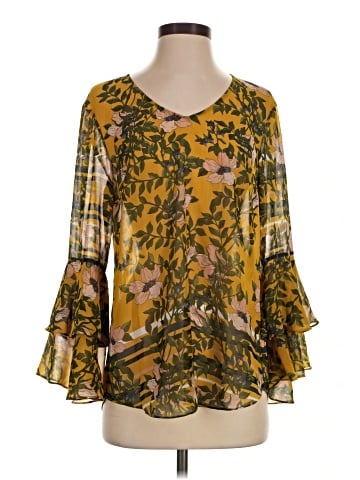CAbi 3/4 Sleeve Blouse (view 1)