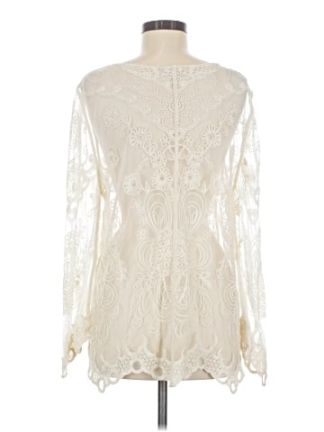 En Creme Long Sleeve Blouse (view 2)